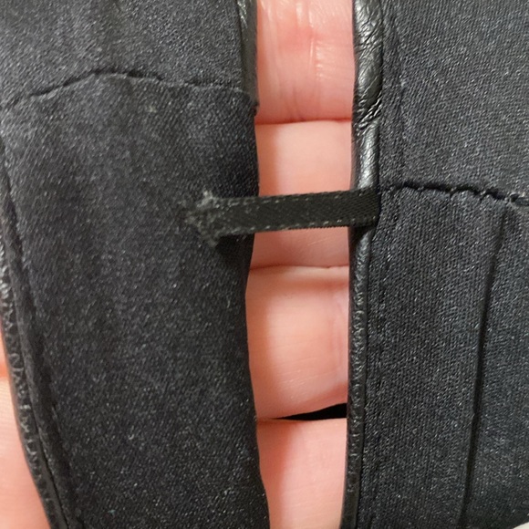 Faux leather mod style pinafore dress - Picture 6 of 6